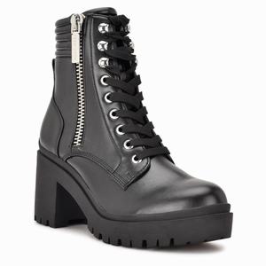 Nine West Quiz Heeled Enkellaarsjes Zwart Nederland | YIW-284136